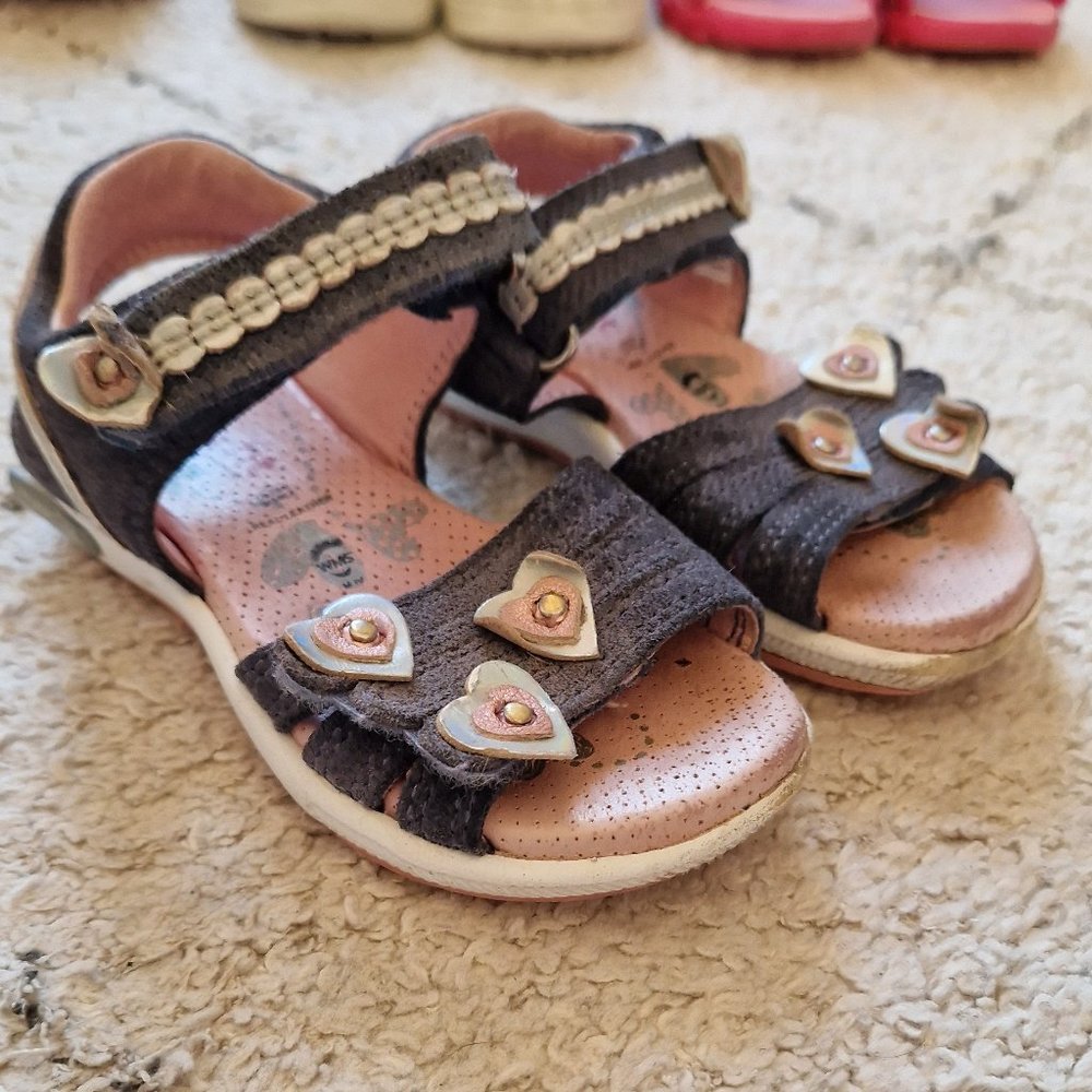 Superfit leather girl's sandal, Size: 8